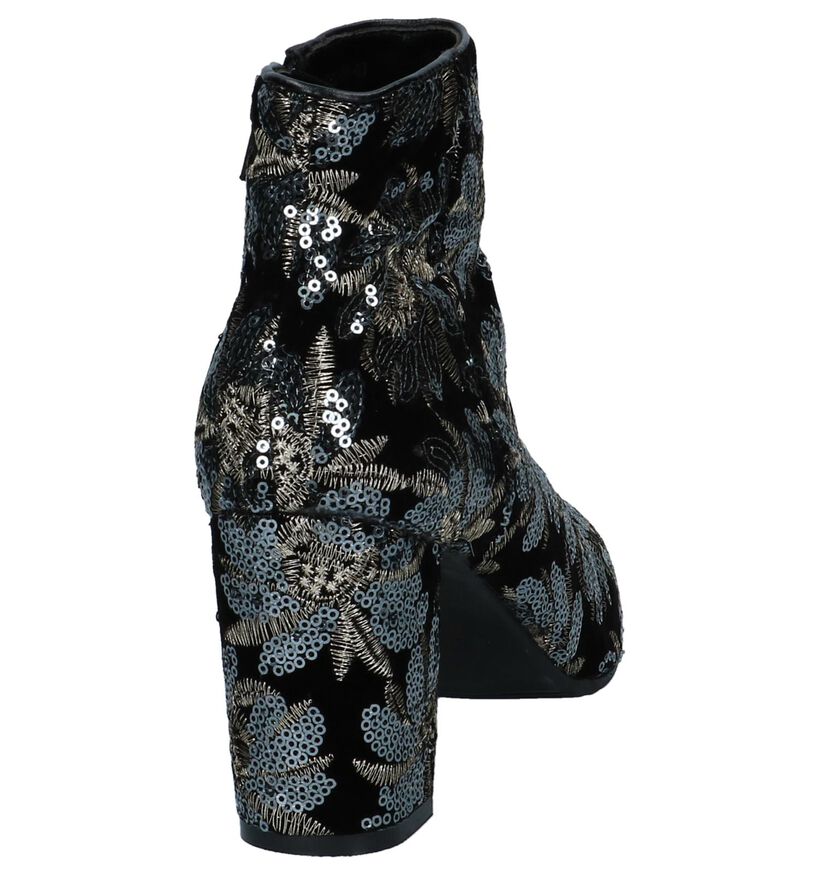 Giulietta Jones Bottillons en Noir en textile (233425)