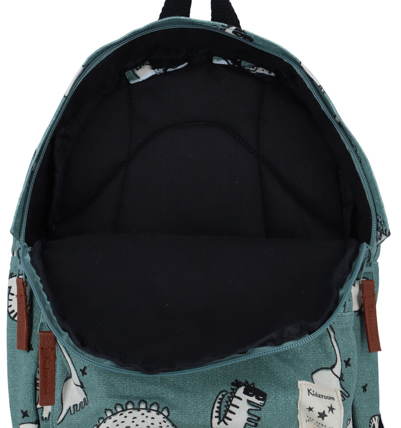 Kidzroom Groene Rugzak met dino's voor jongens (342502)