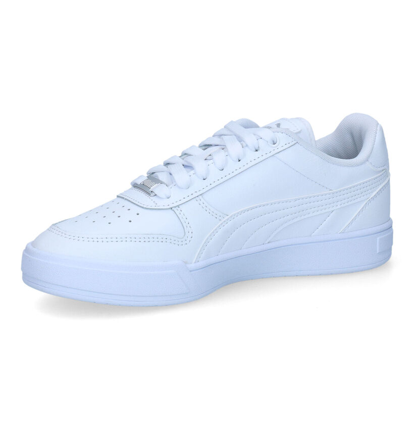 Puma Caven Dime Baskets en Blanc en cuir (307175)