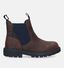 Geox Shaylax Boots Celsea en Marron pour garçons (330067) - pour semelles orthopédiques