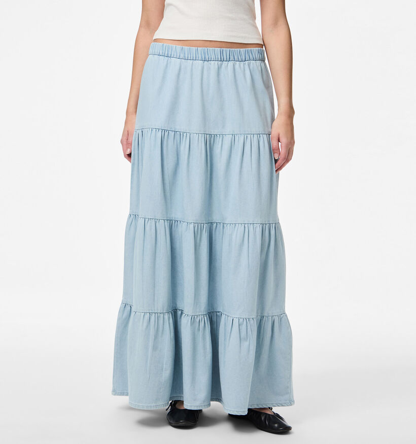 Pieces Tula Blauwe Maxi Rok voor dames (357382)