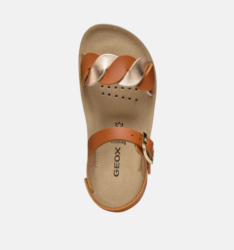 Geox J Costarei Sandales en Camel pour filles (368900)