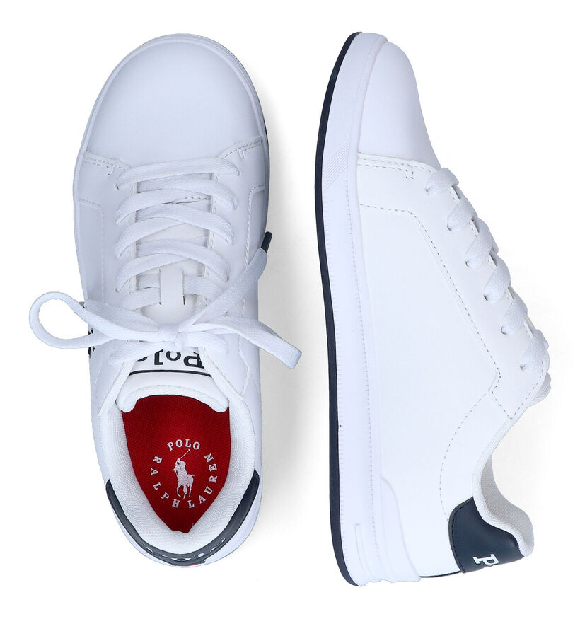 Polo Ralph Lauren Heritage Chaussures à lacets en Blanc pour garçons (320150)