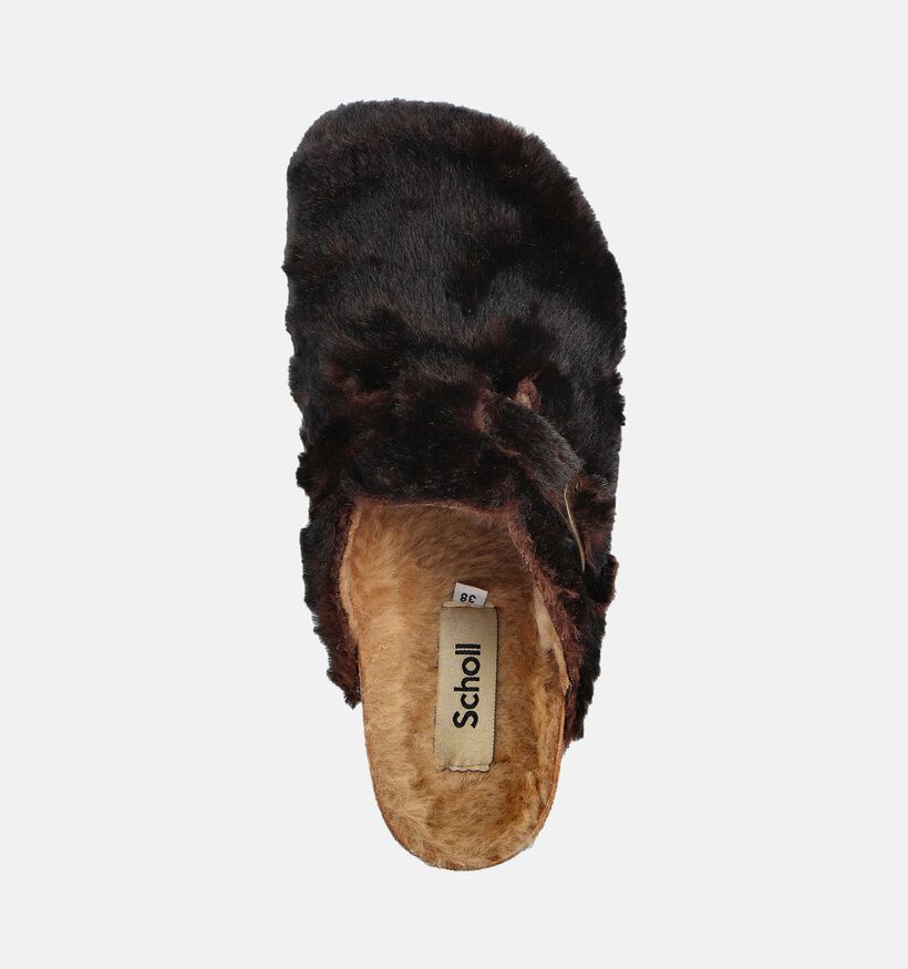 Scholl Fae New Donkerbruine Clogs voor dames (364559)