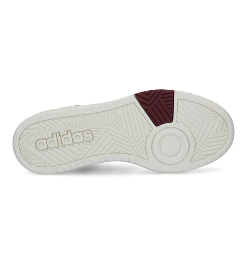 adidas Hoops 3.0 Mid Baskets en Blanc pour hommes (319019)