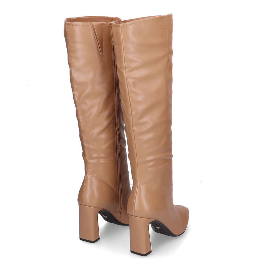 Tamaris Bottes hautes en Noir en simili cuir (317345)