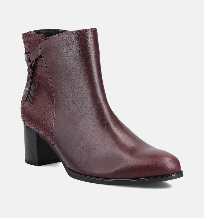 Gabor Bordeaux Enkellaarzen voor dames (363149)