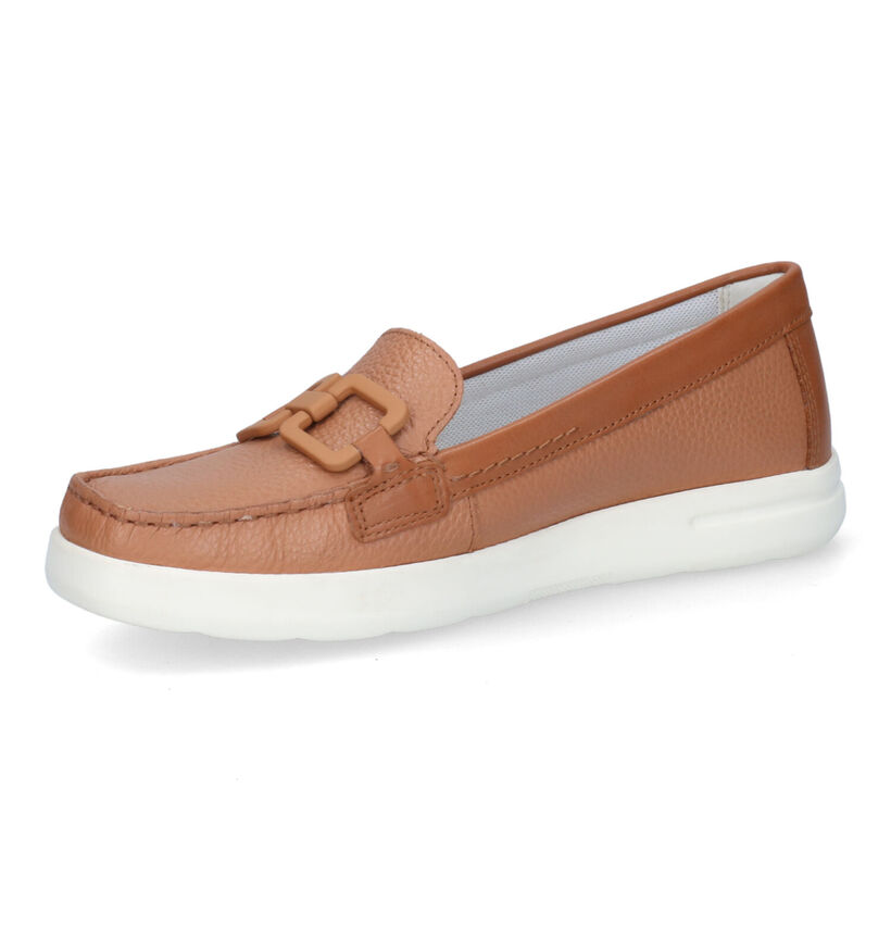 Geox Xand Cognac Mocassins voor dames (304452) - geschikt voor steunzolen