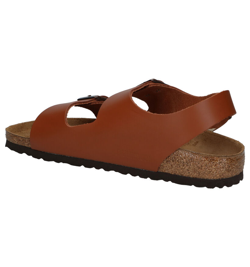 Birkenstock Milano Sandales en Marron pour hommes (351144)