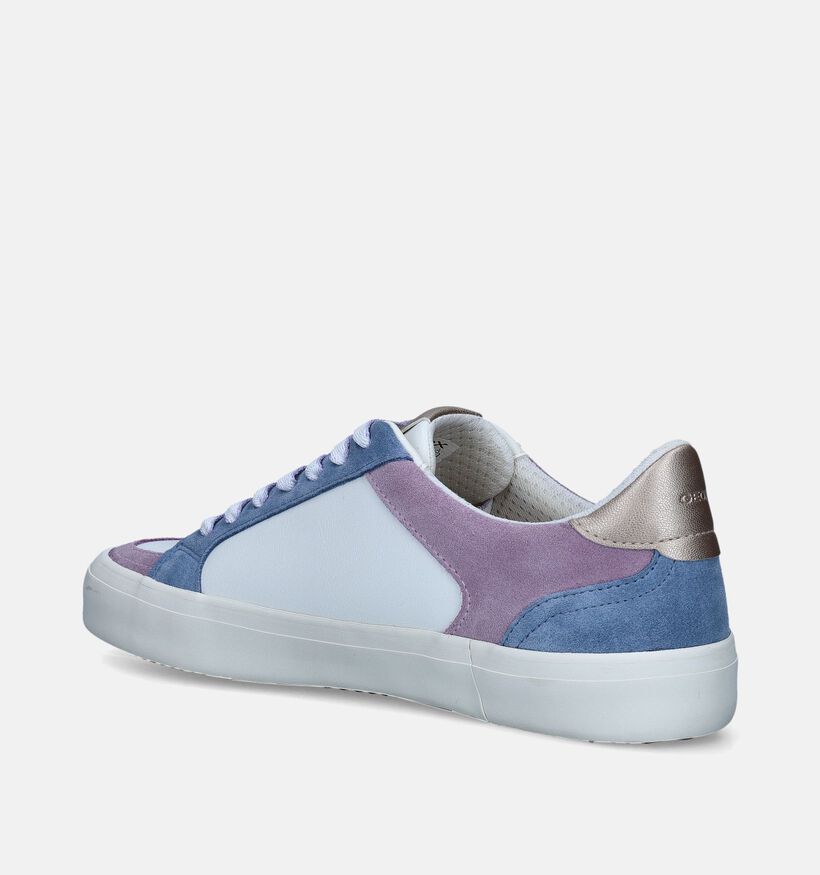 Geox Emmeleny Baskets en Blanc pour femmes (351668) - pour semelles orthopédiques