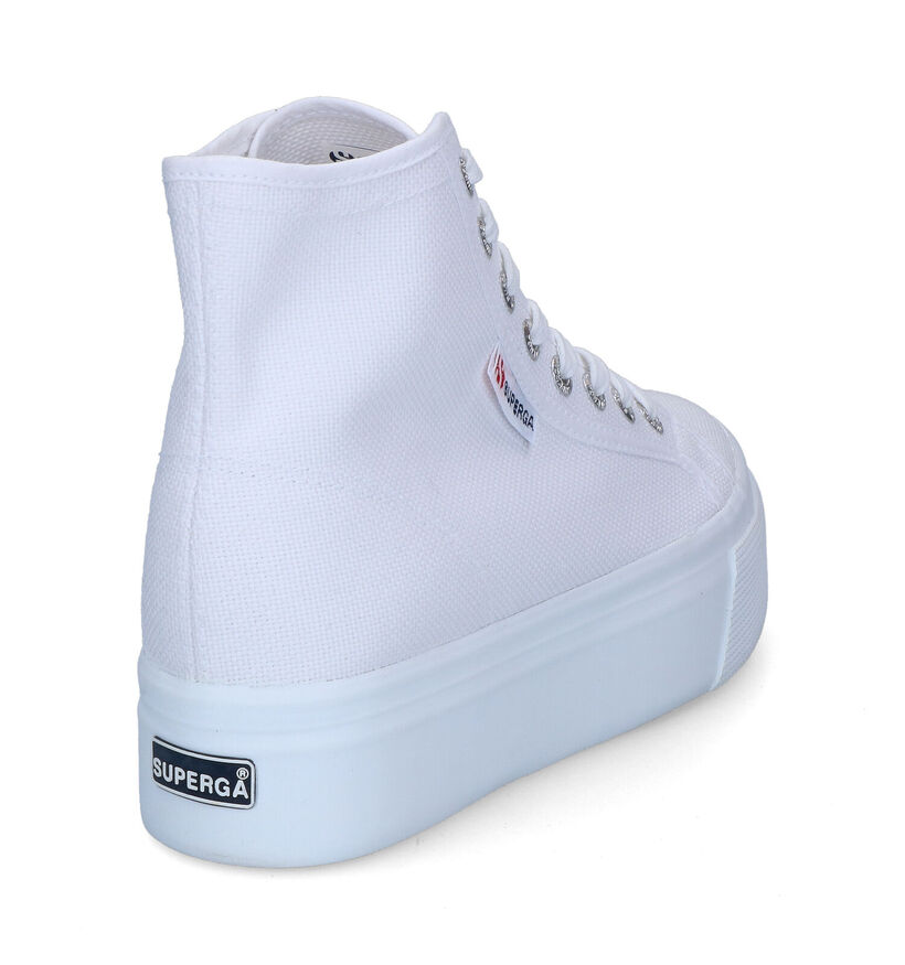 Superga Hi Top Witte Hoge Sneakers voor dames (305725)