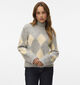 Vero Moda Paloma Pull en Gris pour femmes (364548)