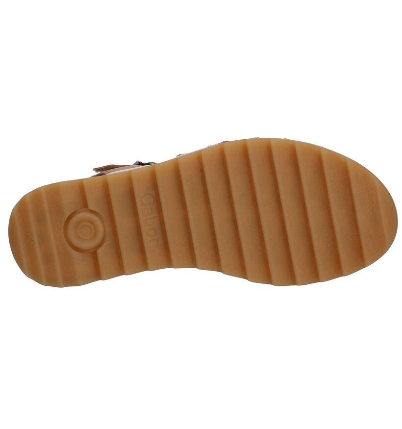 Gabor OptiFit Sandales en Cognac en cuir (271575)