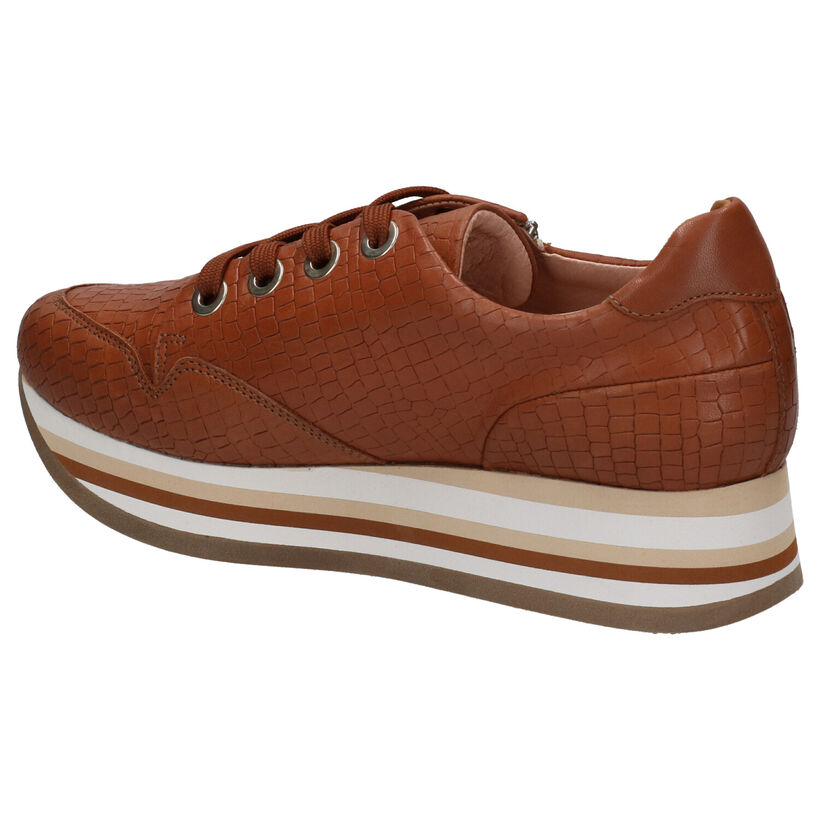 Softwaves Baskets casual en Jaune en cuir (261467)