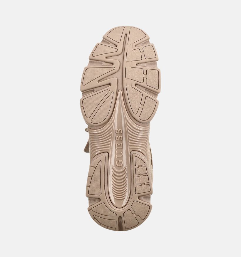 Guess Irrina Baskets en Beige pour femmes (379510) - pour semelles orthop&eacute;diques