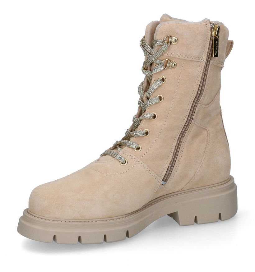 Tamaris Boots à lacets en Beige pour femmes (315390)