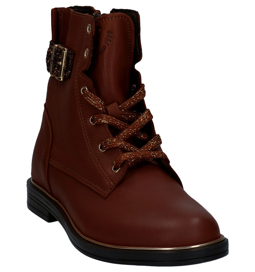 Little David Zelia Cognac Bottines in leer (282802)