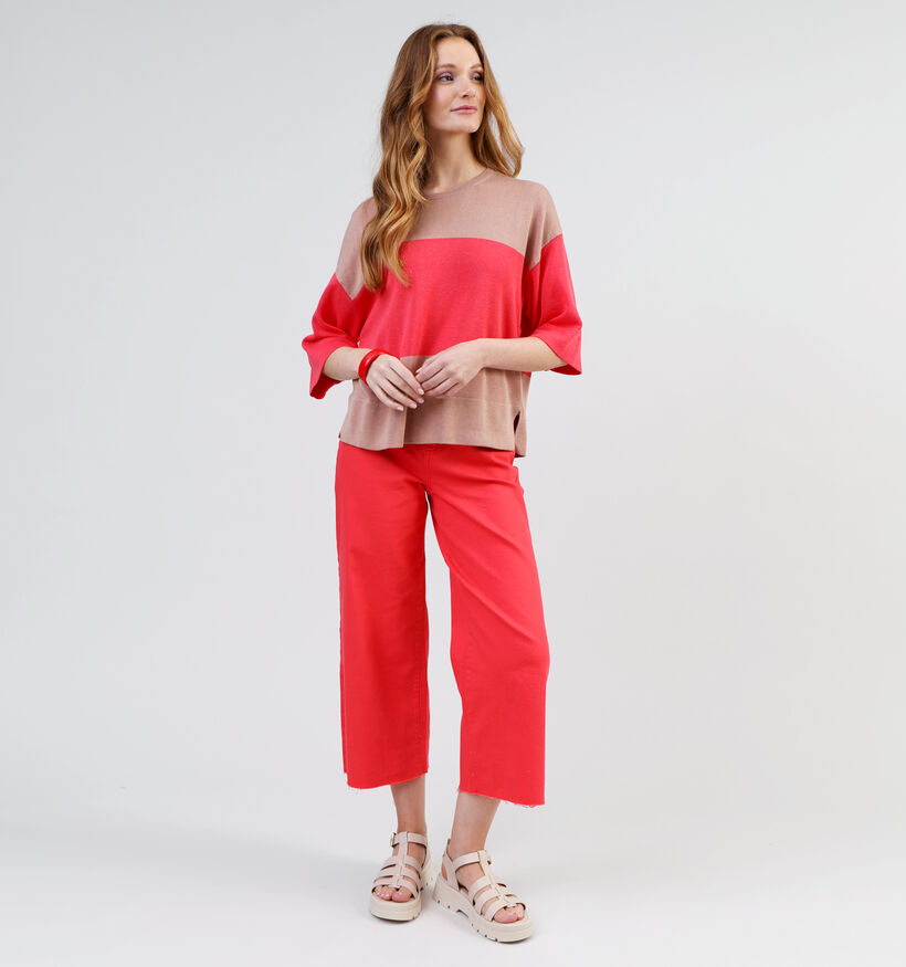 comma Pull en Rouge pour femmes (341696)