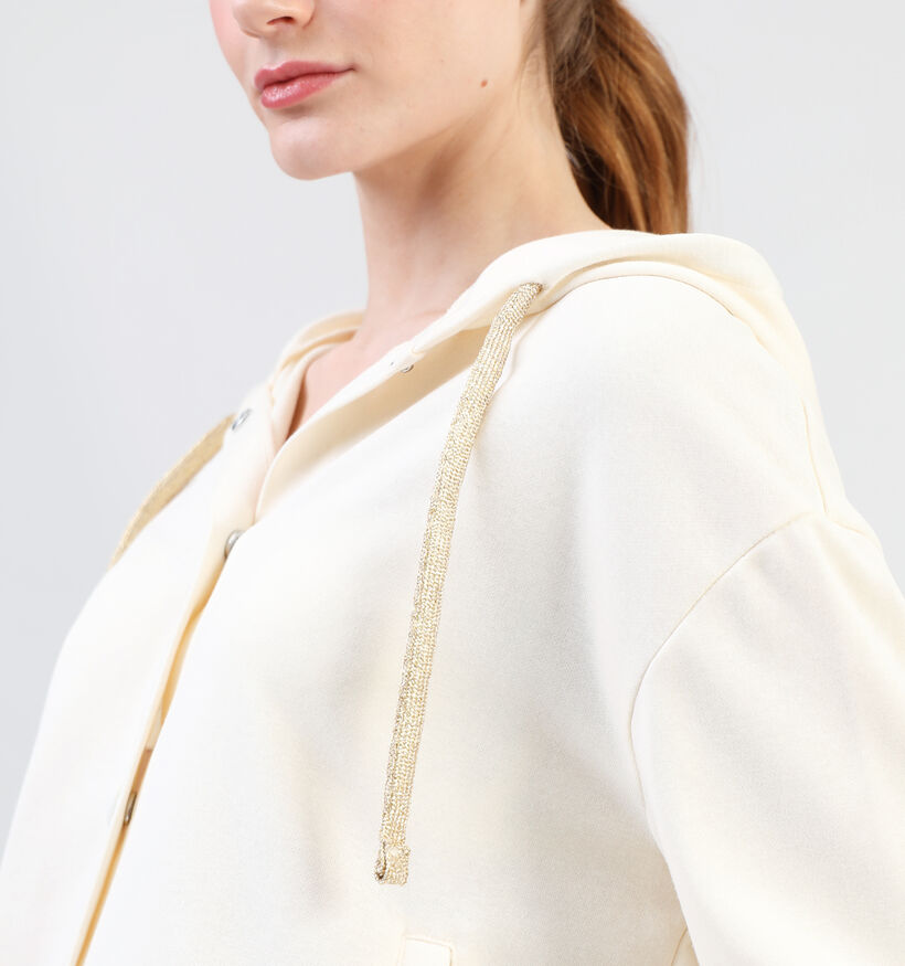 Pieces Mili Beige Sweatvest voor dames (337356)