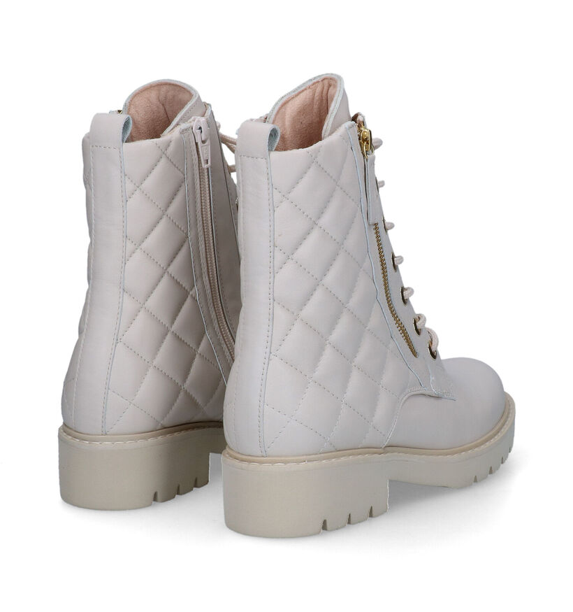 Gabor OptiFit Ecru Veterboots in leer (315280)