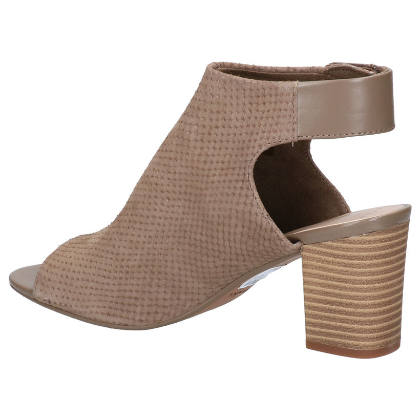 Clarks Deva Bell Sandales en Kaki en nubuck (265506)