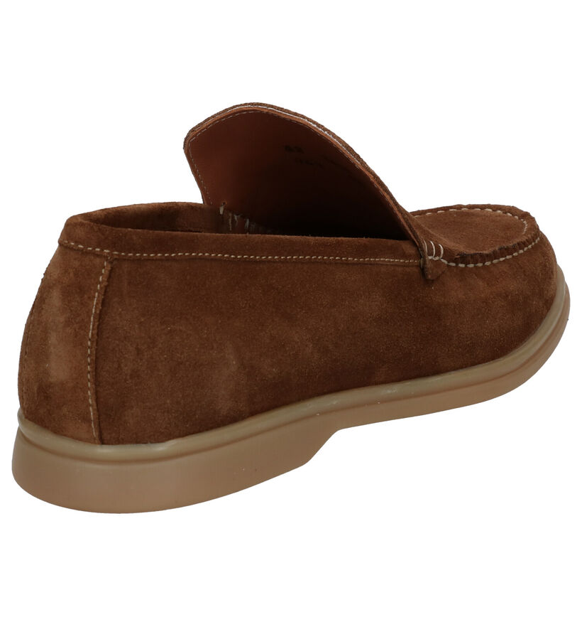 Ambiorix Elton Cognac Mocassins in daim (291018)