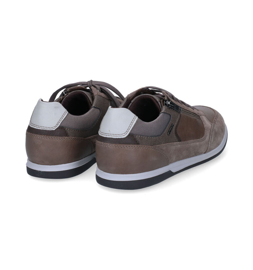 Geox Renan Cognac Veterschoenen in leer (303578)