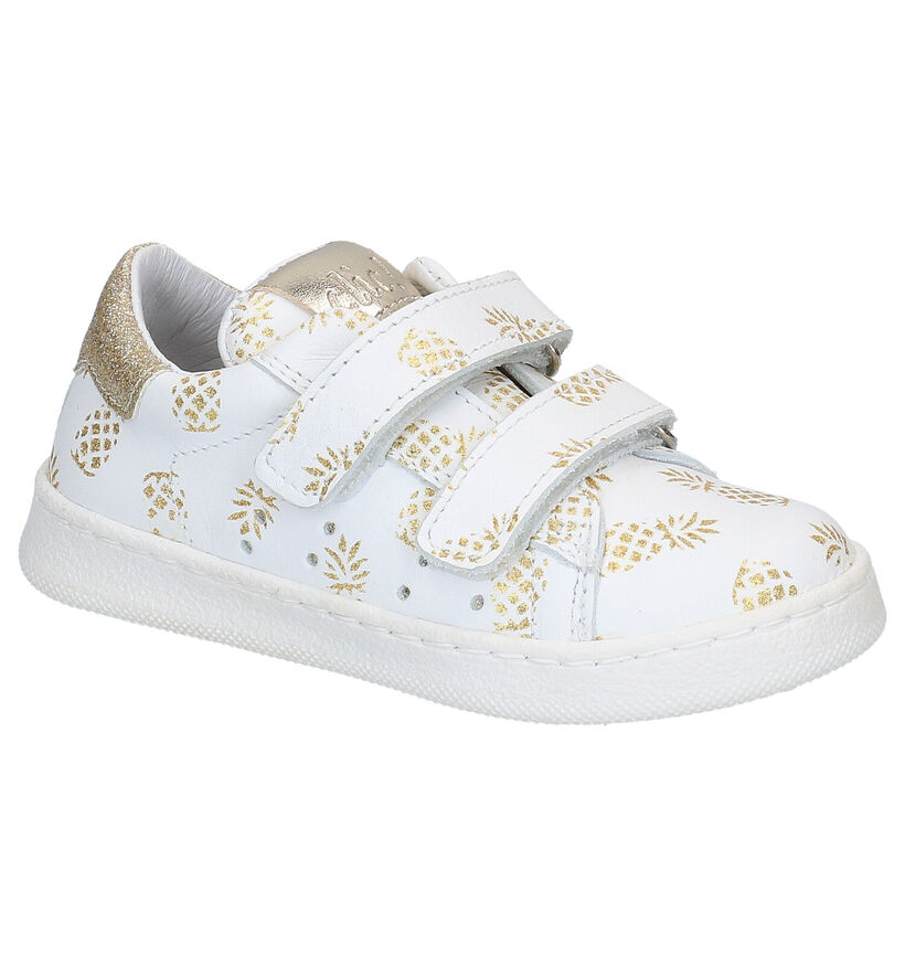 Clic! Baskets basses en Blanc en cuir (270512)