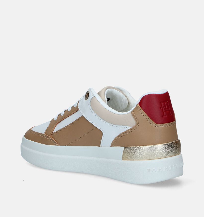 Tommy Hilfiger Lux Hardware Court Bruine Sneakers voor dames (342706) - geschikt voor steunzolen