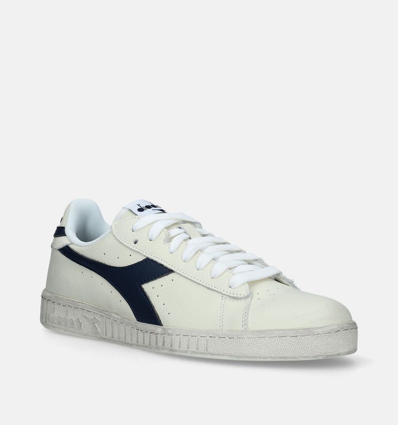 Game L Low Waxed Witte Sneakers voor heren (344897)