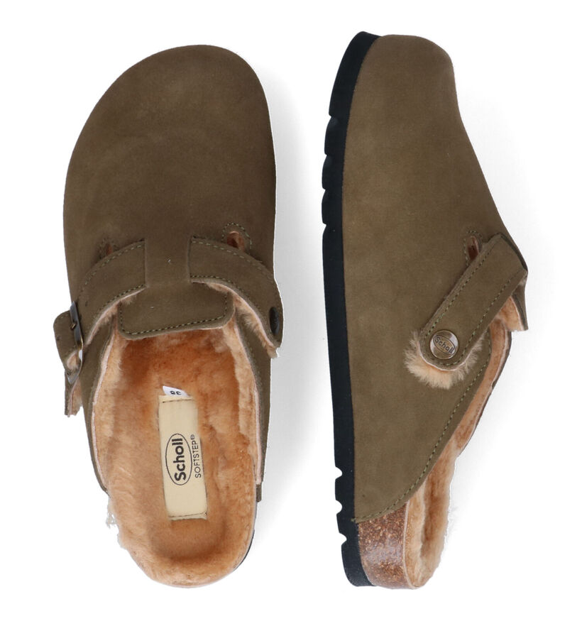 Scholl Fae Pantoufles en Cognac pour femmes (316951)