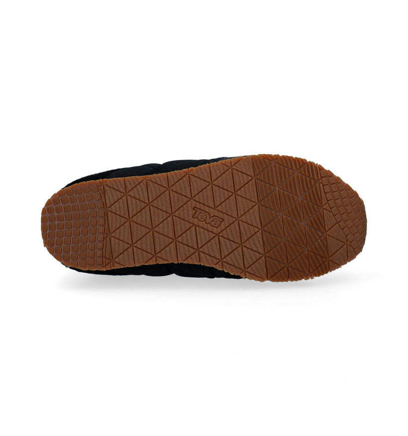 Teva Zwarte Pantoffels in stof (296727)