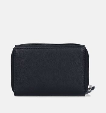 Euro-Leather Portemonnees Zwart/Cognac/Blauw/Rood