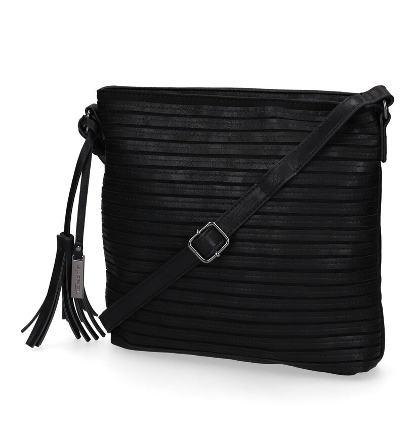 Tamaris Dalia Zwarte Crossbody Tas in leer (312987)