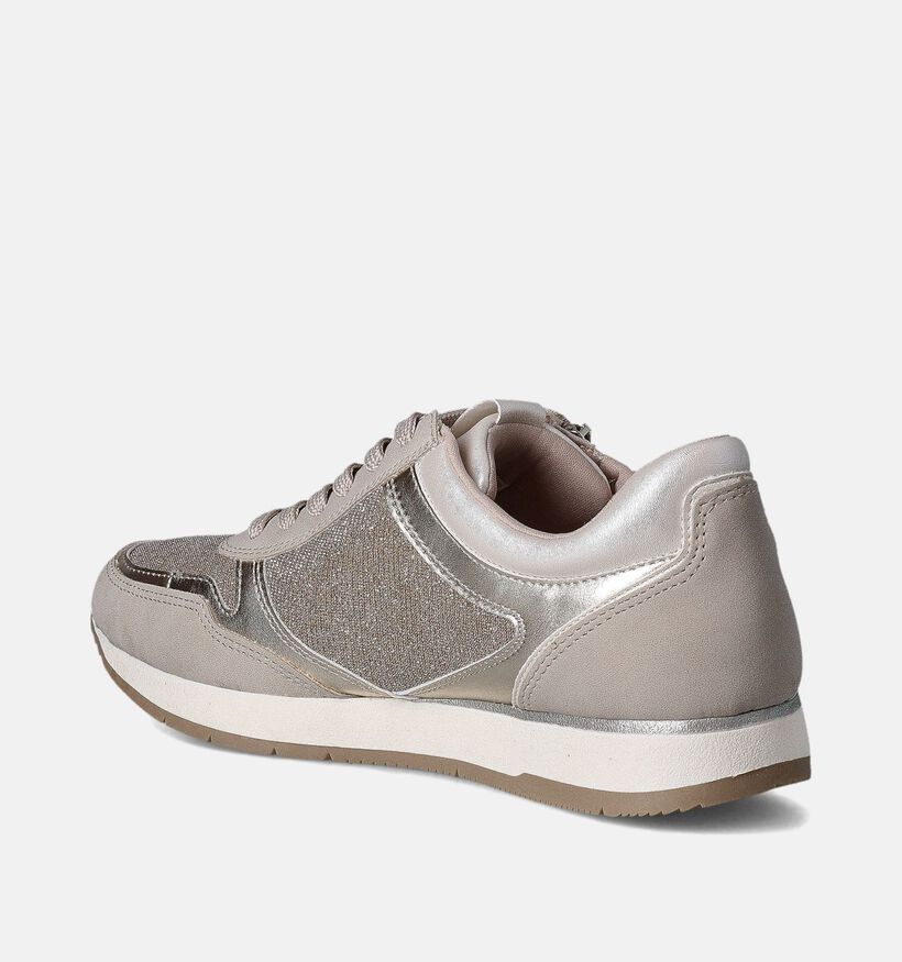 Tamaris Beige Sneakers voor dames (351516) - geschikt voor steunzolen