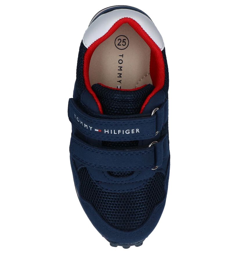 Donkerblauwe Velcrosneakers Tommy Hilfiger, , pdp