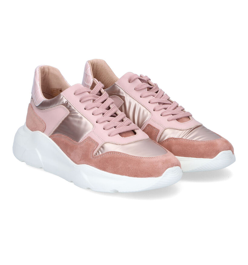 KMB Roze Sneakers voor dames (309608) - geschikt voor steunzolen