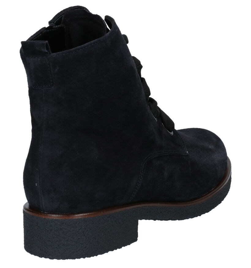 Gabor Bottines à lacets en Vert kaki en nubuck (282301)