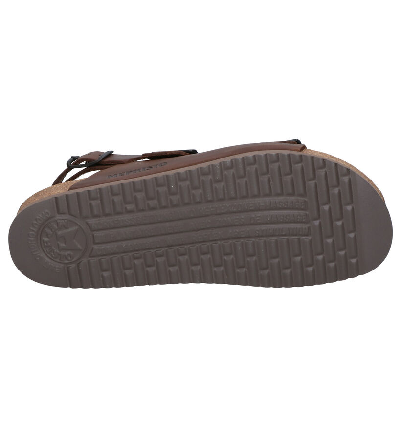 Mephisto Nardo Scratch Sandales en Brun en cuir (287408)