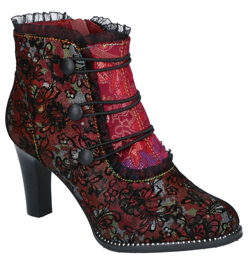 Laura Vita Alcbaneo Bottillons en Rouge en nubuck (261489)