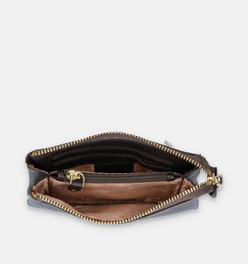 Crinkles Portemonnees Zwart/Oranje/Beige/Cognac/Bruin/Taupe/Blauw/Groen