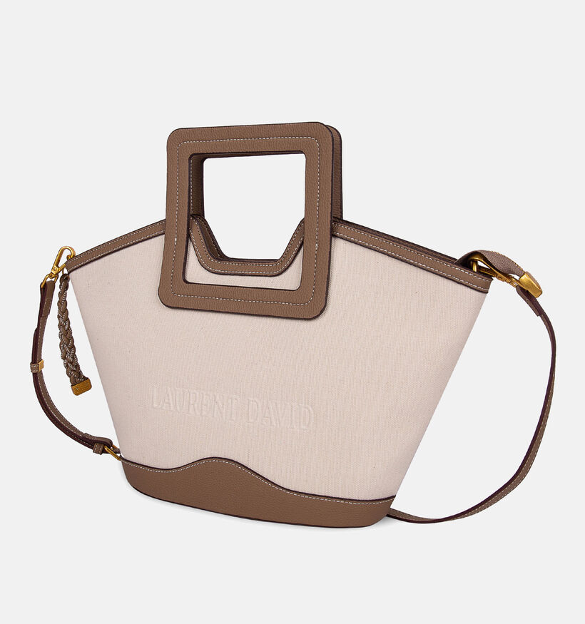 Laurent David Beige/Cognac Handtas voor dames (373934)