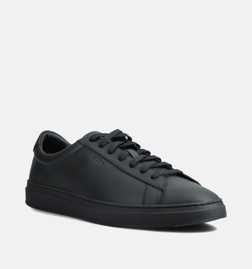 BOSS Kieran Tenn Zwarte Veterschoenen voor heren (361724) - geschikt voor steunzolen