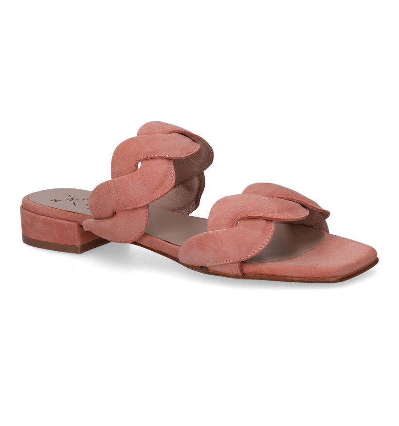 KMB Cognac Slippers voor dames (309633)