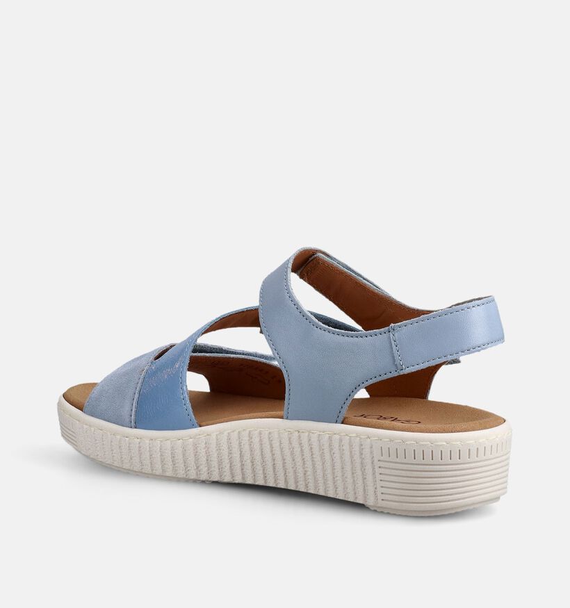 Gabor Sky Blauwe Sandalen voor Steunzolen voor dames (371207) - geschikt voor steunzolen