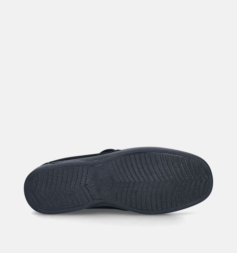 Torfs Home Pantoufles fermées en Noir pour hommes (349141)