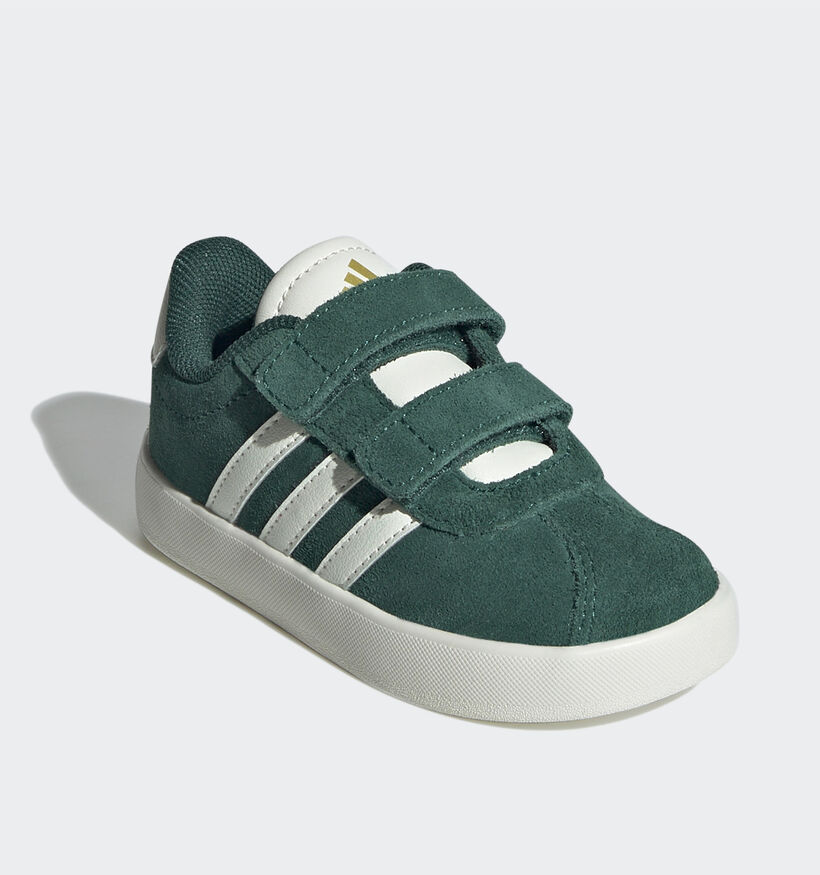 adidas VL Court 3.0 CF Baskets pour bébé en Vert pour filles, garçons (343226)