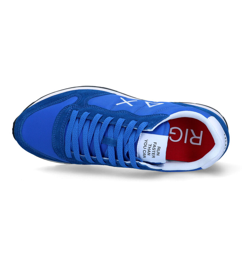 Sun 68 Tom Solid Blauwe Sneakers voor heren (322368) - geschikt voor steunzolen