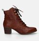 Rieker Bottines avec lacets en Cognac pour femmes (331602)