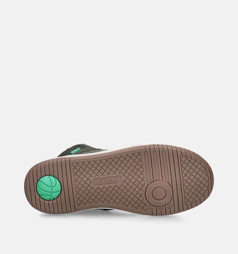 Kickers Kick90 Bottines en Vert kaki pour garçons (345512) - pour semelles orthopédiques